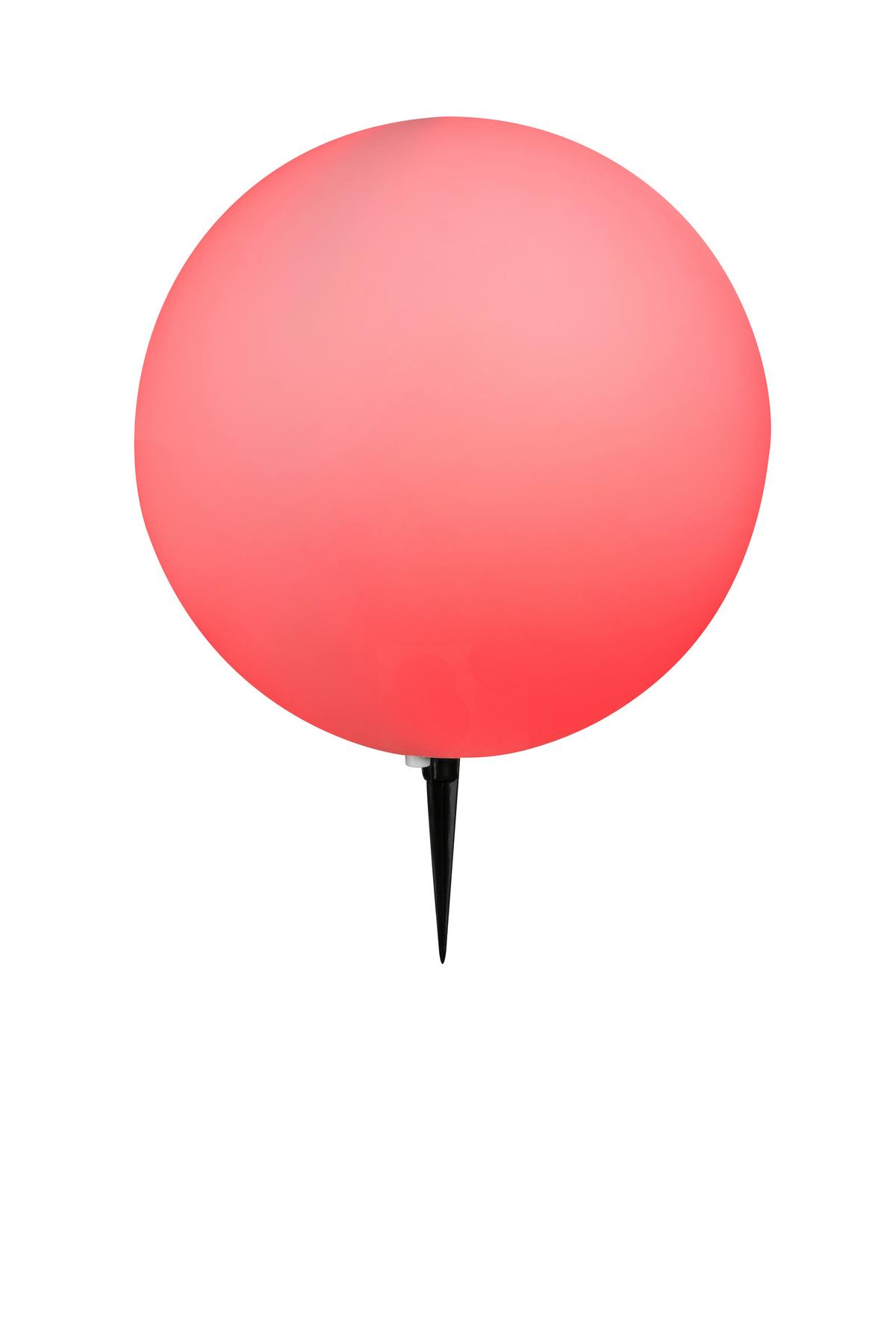 Außenstehleuchte 31776 Toula - Schwarz/Weiß, Design, Kunststoff (40/56cm) - Globo