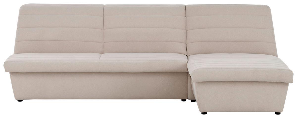Ecksofa Looks Viii Creme - Creme/Schwarz, Design, Textil (274/168cm) - LOOKS by W.Joop