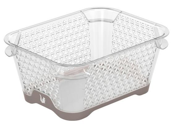 Aufbewahrungskörbchen Jonas A7 - Taupe/Transparent, Kunststoff (16/12/7cm) Aufbewahrungskörbchen Jonas A7 - Taupe/Transparent, Kunststoff (16/12/7cm)