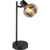 Tischleuchte Maxim - Schwarz, MODERN, Glas/Metall (14,5/12,5/35cm) - James Wood