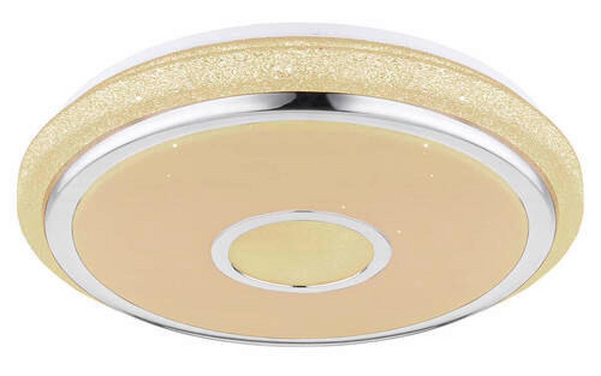 Led Mennyezeti Lámpa 48389-40 Dani - krómszínű/fehér, Basics, műanyag (50/9.5cm)