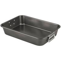 Auflaufform Aleha - Dunkelgrau, Basics, Metall (40/28/5.5cm) - James Wood