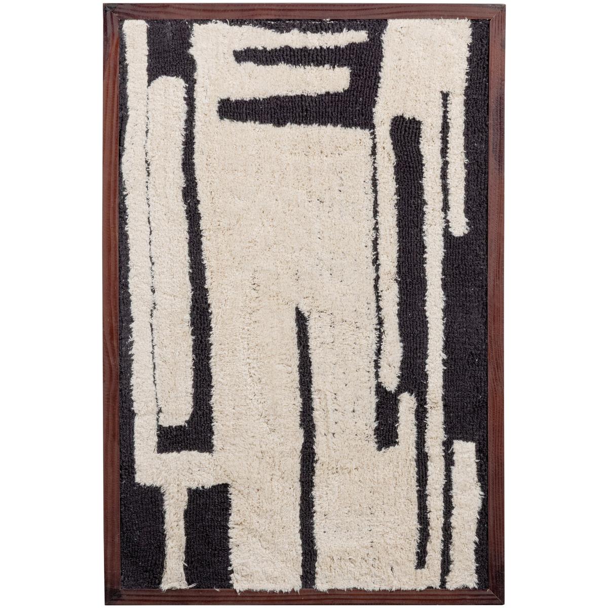 Bild Dunkelbraun, B/H/T: 60x90x10cm - Dunkelbraun/Schwarz, Basics, Holzwerkstoff/Textil (60/90/10cm) - Livetastic