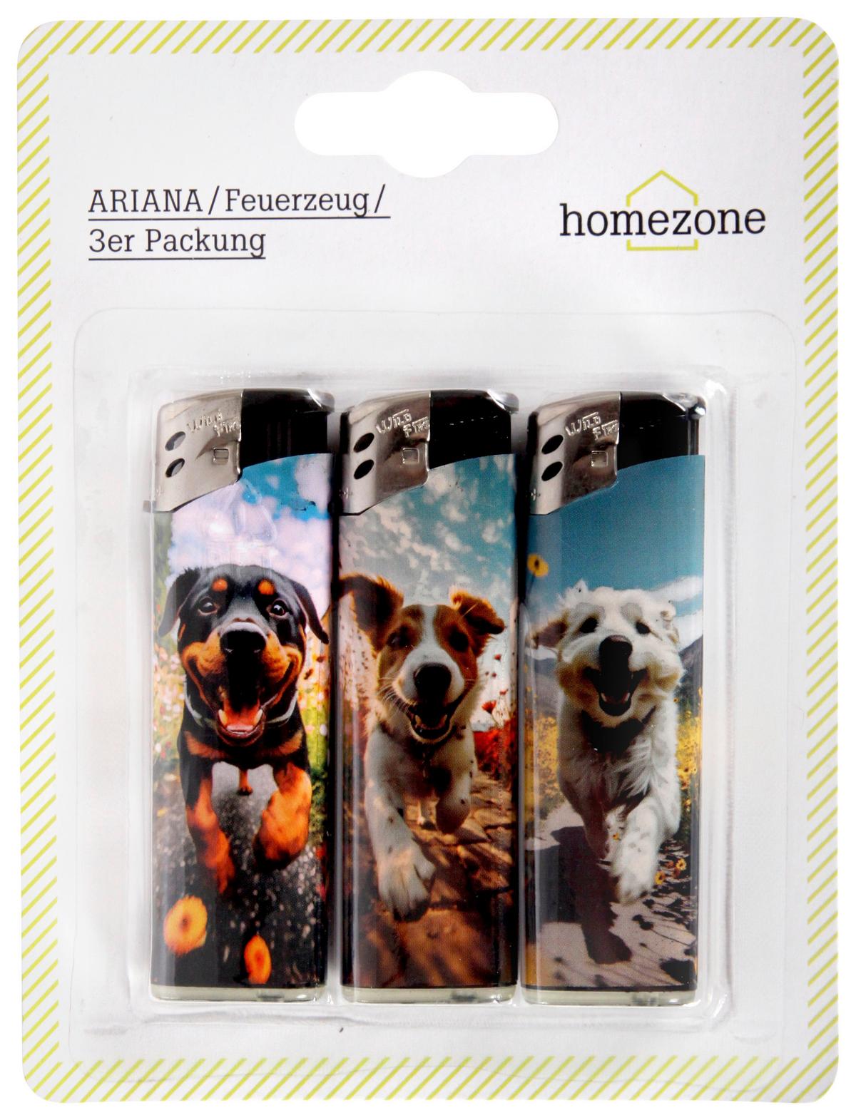 Öngyújtó Ariana - barna/fekete, Konventionell, műanyag (2.5/8.5cm) - Homezone