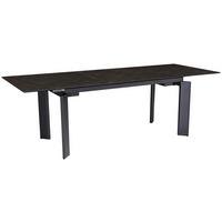 Esstisch Schwarz, L: 180 cm - Schwarz, Design, Keramik/Metall (180/95/77cm) - MID.YOU