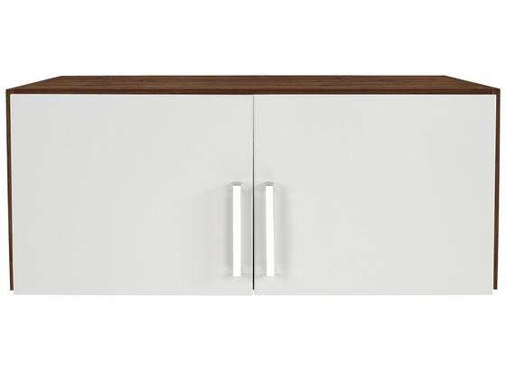 Aufsatzschrank zu Kleiderschrank Wien,91cm - Eichefarben/Weiß, KONVENTIONELL, Holzwerkstoff (91/39/54cm) Aufsatzschrank zu Kleiderschrank Wien,91cm - Eichefarben/Weiß, KONVENTIONELL, Holzwerkstoff (91/39/54cm)
