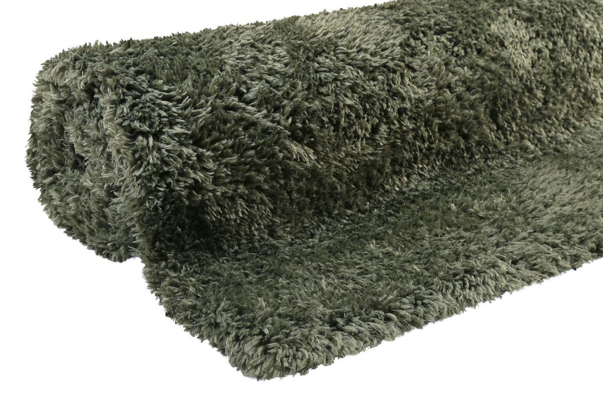 Hochflor Teppich Olivgrün Yogi 200x290 cm - Olivgrün, KONVENTIONELL, Textil (200/290cm) - Esprit