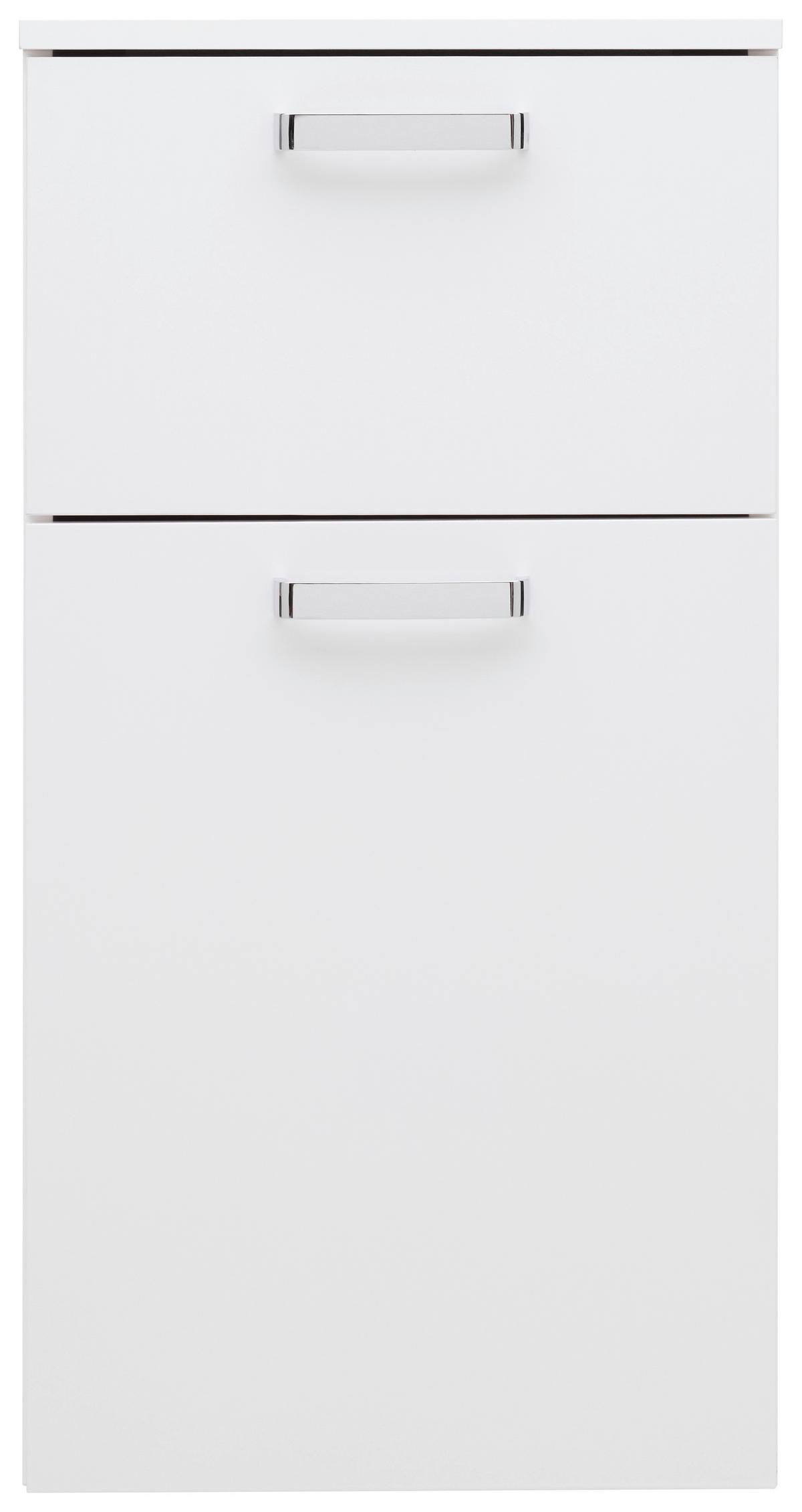 Badezimmer Fresh Weiß B: 166 cm - Weiß, KONVENTIONELL, Holzwerkstoff (166/168,5/47cm) - Ondega