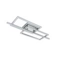 Led-deckenleuchte Nevi - Chromfarben/Silberfarben, MODERN, Kunststoff/Metall (63/24,5/7,7cm) - Luca Bessoni