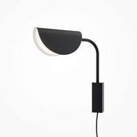 Wandleuchte Mollis - Schwarz, Trend, Kunststoff/Metall (36,5/9,5/29cm) - MAYTONI