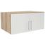 Aufsatzschrank zu Kleiderschrank Wien, 91cm - Eichefarben/Weiß, KONVENTIONELL, Holzwerkstoff (91/39/54cm) Aufsatzschrank zu Kleiderschrank Wien, 91cm - Eichefarben/Weiß, KONVENTIONELL, Holzwerkstoff (91/39/54cm)
