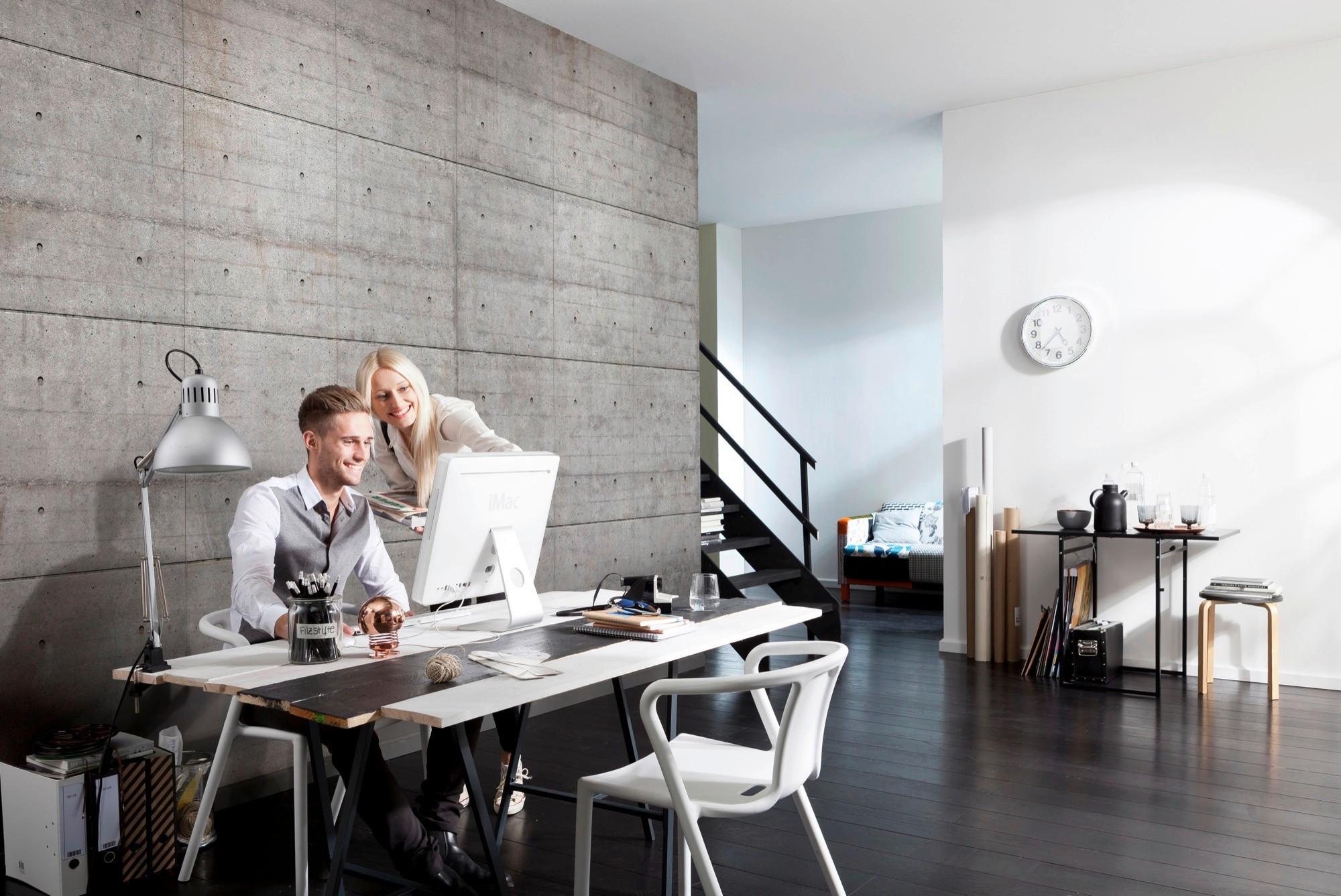 Fototapete 8-938 - Grau, Basics, Papier (368/254cm)