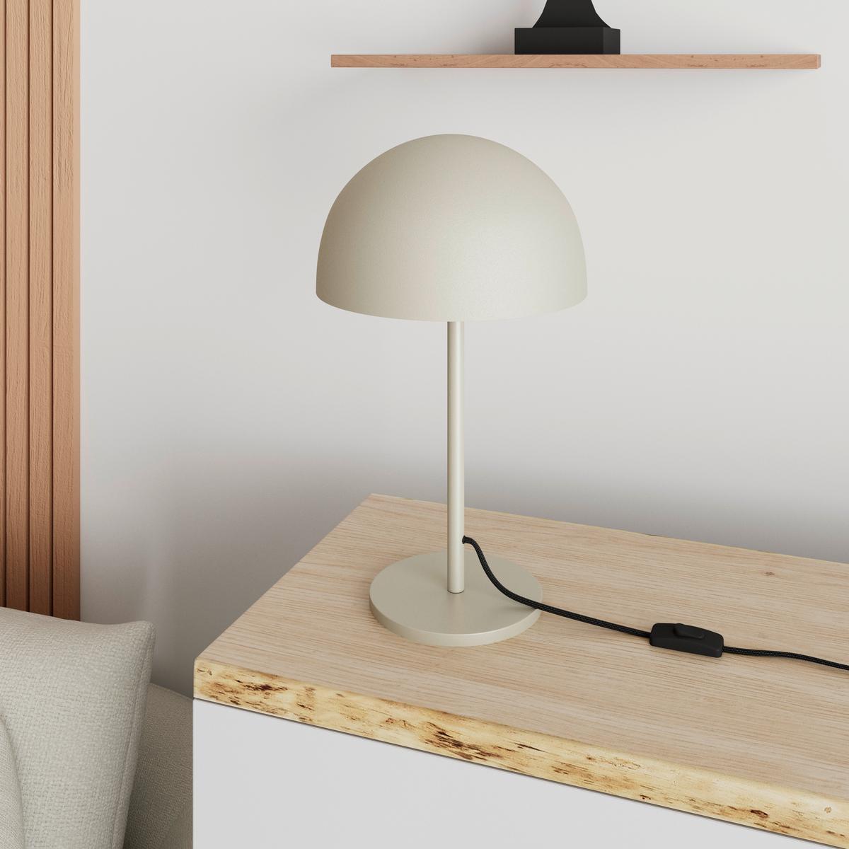 STOLNÍ LAMPA TAILA - šedá/světle šedá, Moderní, kov (28/46/28cm) - Bessagi Home