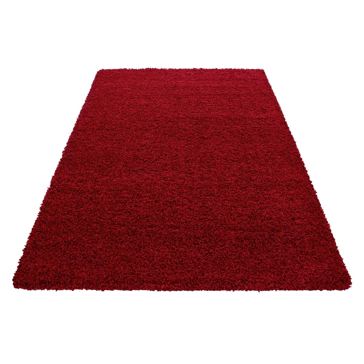 Hochflor Teppich Rot Life 300x400 Cm - Rot, KONVENTIONELL, Textil (300/400cm) - Novel