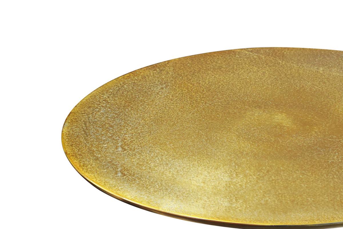 PRÍRUČNÝ STOLÍK WL7.349 - zlatá, Design, kov (44/44/57cm) - MID.YOU