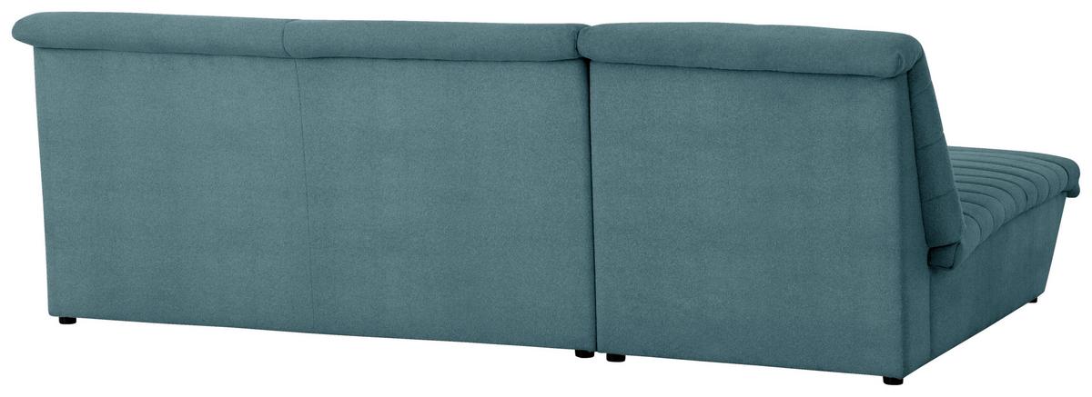 Ecksofa Looks Viii Petrol - Petrol/Schwarz, Design, Textil (168/274cm) - LOOKS by W.Joop
