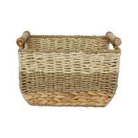 Aufbewahrungsbox Lilly - Naturfarben, KONVENTIONELL, Naturmaterialien/Holz (30/20/22.5cm) - Ondega
