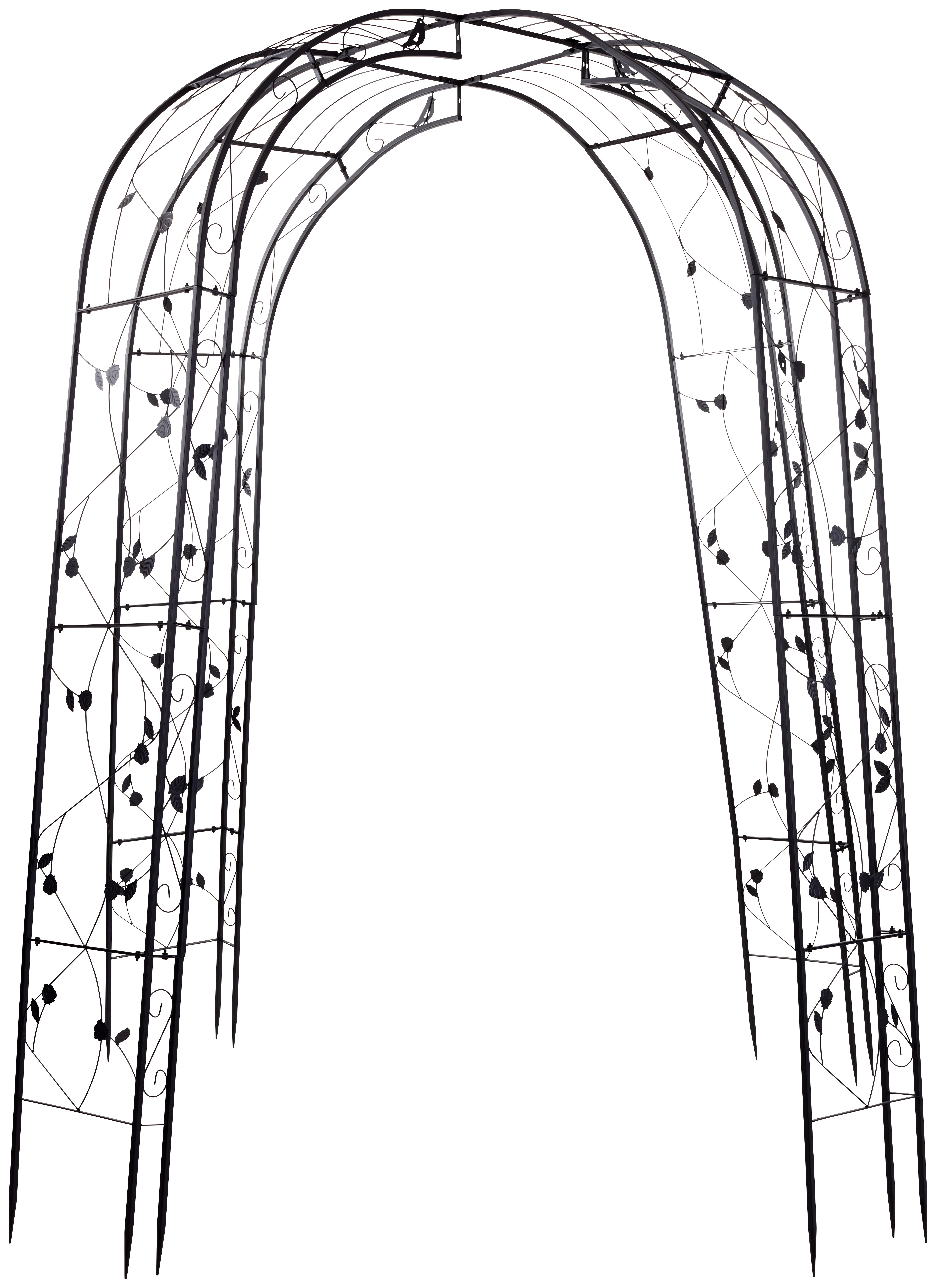 Rosenbogen aus Stahl