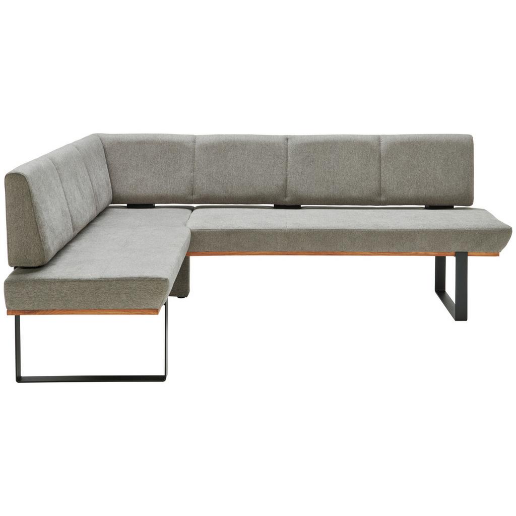 Eckbank Dunkelgrau/schwarz Tristan 175x225 Cm