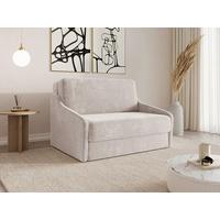 Schlafsofa Fly Beige, B: 136 cm - Beige/Creme, Design, Textil (136/86/113cm) - MID.YOU