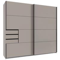 Schwebetürenschrank Saigon Beige/Greige B: 225 cm - Greige/Beige, MODERN, Holzwerkstoff (225/208/64cm) - MID.YOU