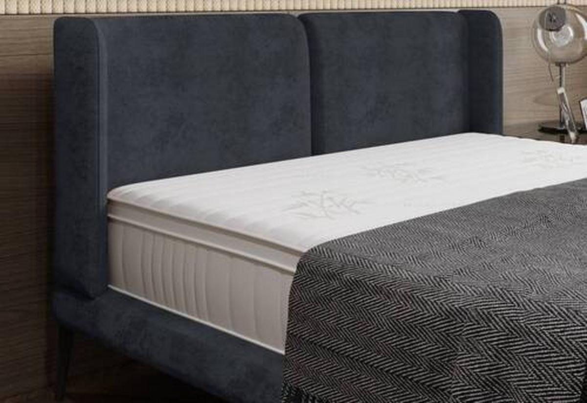 Polsterbett Tessina Sorisso - Schwarz, MODERN, Textil (180/200cm) - Livetastic