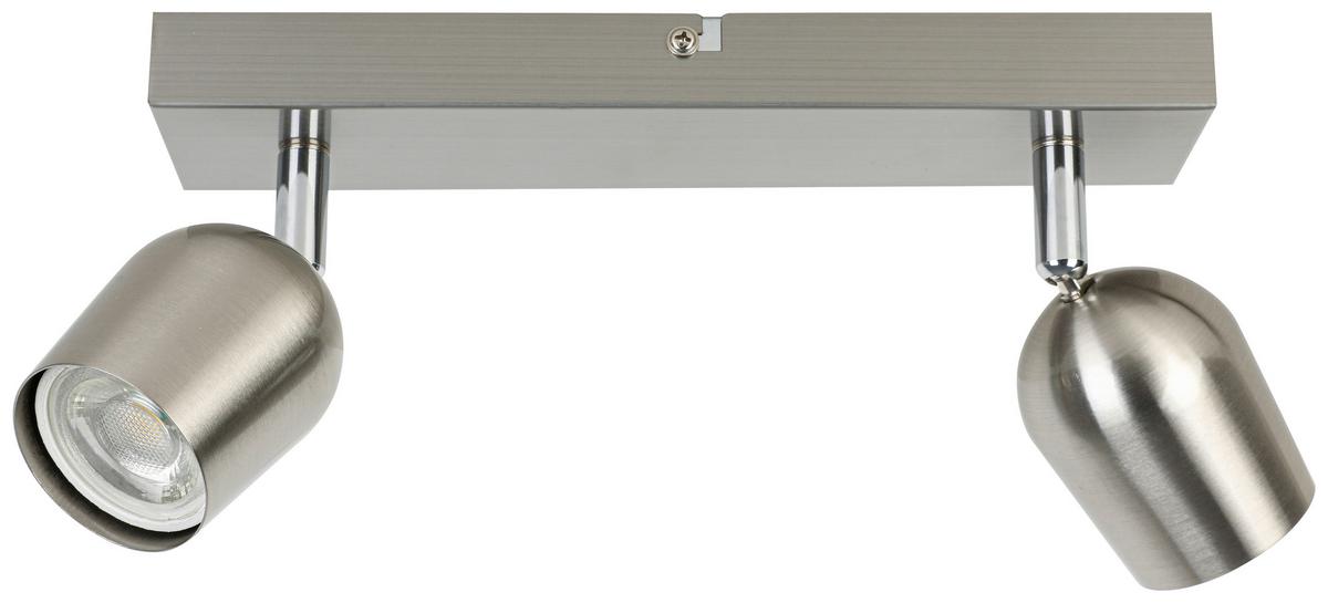 BODOVÉ SVÍTIDLO ERNESTINE - barvy chromu/barvy niklu, Romantický / Rustikální, kov/plast (26/7,5/14cm) - Mömax