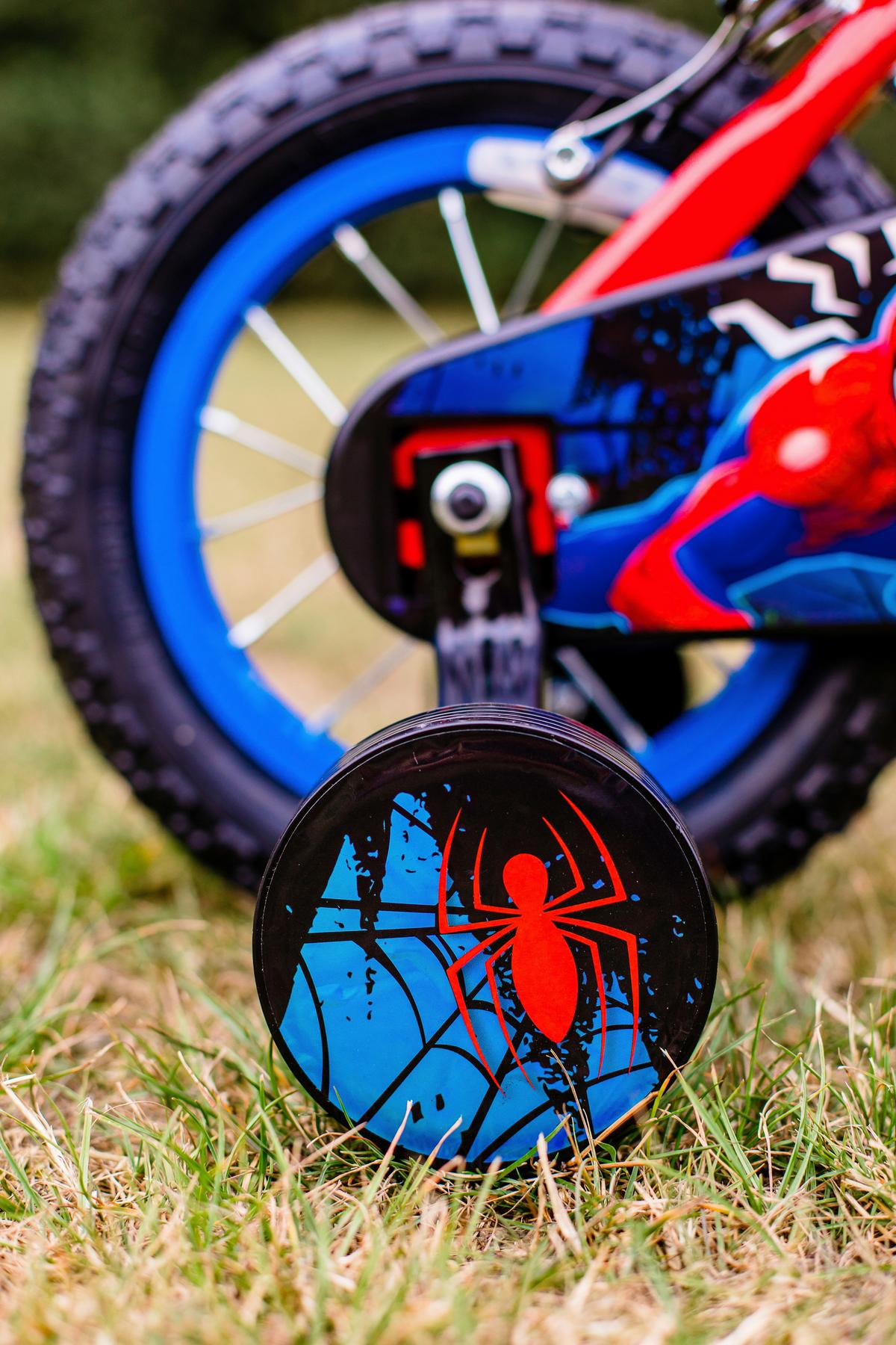 Kinderfahrrad Huffy Spider-Man 12in Bike - Blau/Rot, Basics, Metall (54/74/84cm)