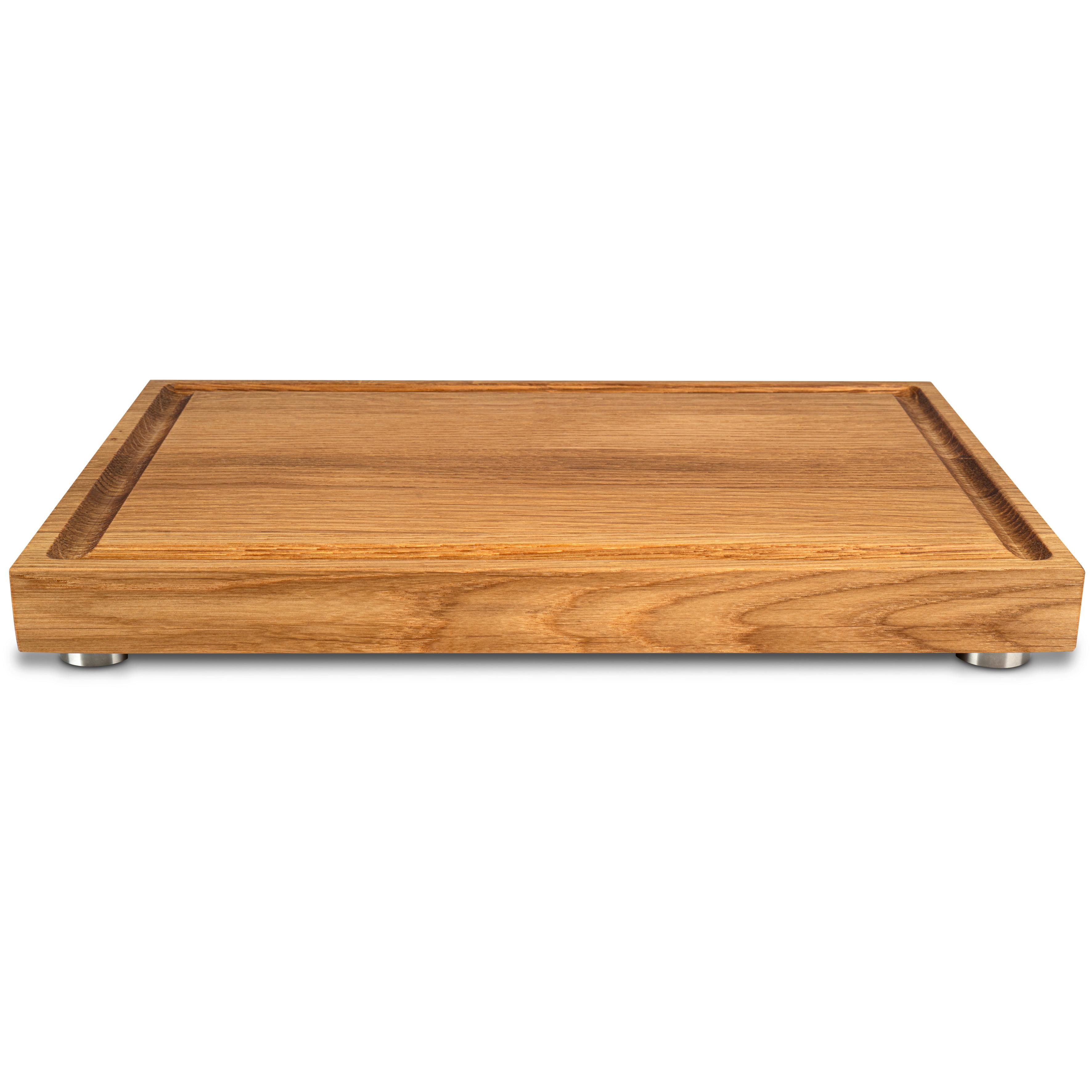 Schneidebrett Löwenburg Eichefarben B: 33 cm - Eichefarben, Basics, Holz (33/3/22cm)