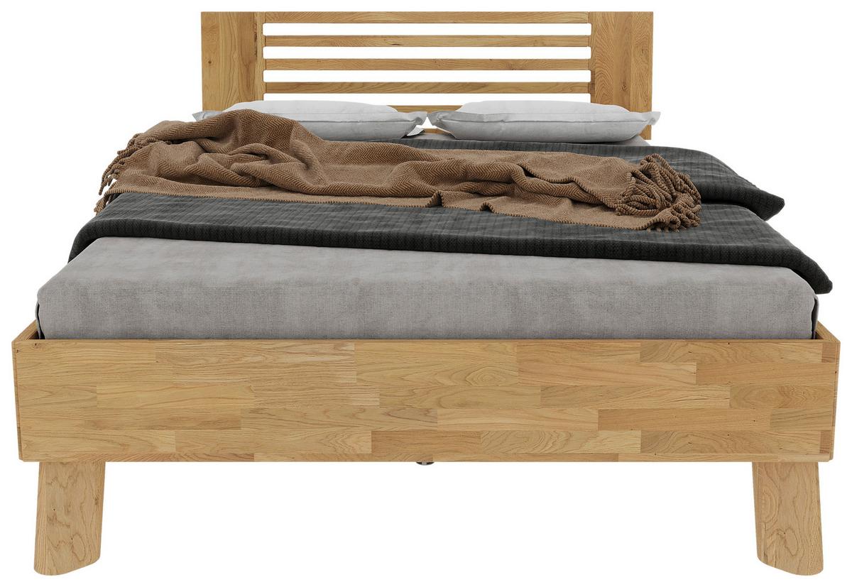 Bett Como Naturfarben /Wildeiche 140x200cm - Wildeiche/Naturfarben, MODERN, Holz (140/200cm) - MID.YOU