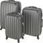 Reisekofferset Jumbo - Anthrazit, KONVENTIONELL, Kunststoff/Textil - LUCA BESSONI