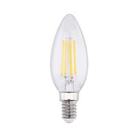 LED-Lampe Kerzenform E14, 4 W, 400 lm, 300 K - Klar, KONVENTIONELL, Glas (3,5/9,7cm)