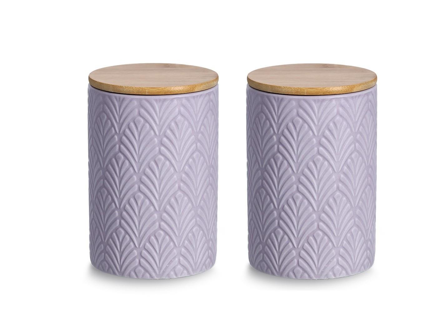 VORRATSDOSE BxHxT: ca. 10x10x15 cm - Flieder, Basics (10/10/15cm) - Zeller Present