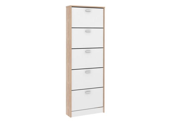 Schuhschrank Da15 - Eichefarben, MODERN, Holzwerkstoff (58/170/18cm) Schuhschrank Da15 - Eichefarben, MODERN, Holzwerkstoff (58/170/18cm)