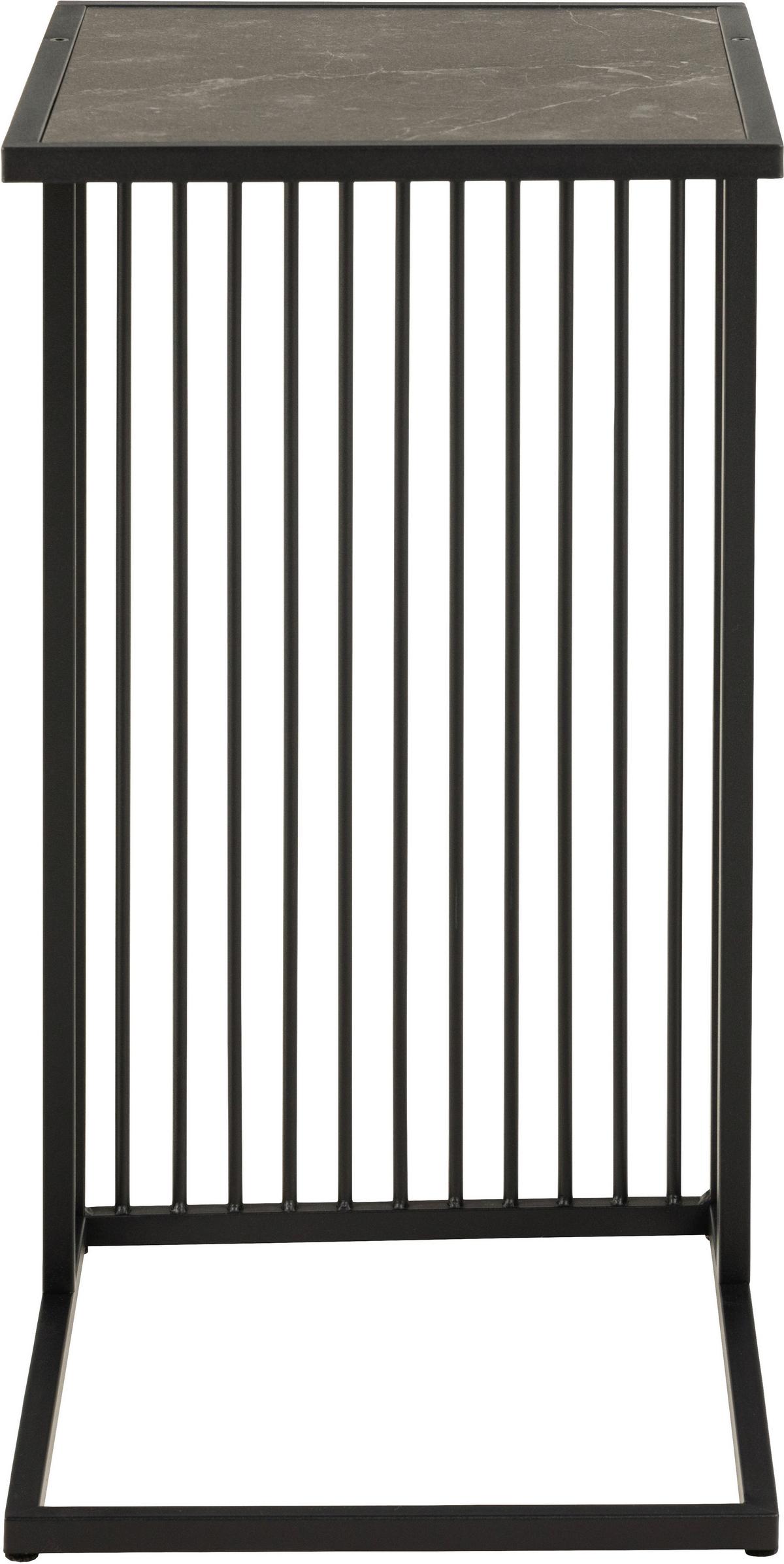 Beistelltisch Strington Schwarz - Schwarz, Design, Holzwerkstoff/Kunststoff (35/63/43cm) - MID.YOU
