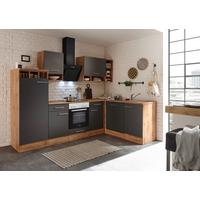 Eckküche Hilde Wildeiche - Wildeiche/Grau, Basics, Holzwerkstoff (280/172cm) - Respekta