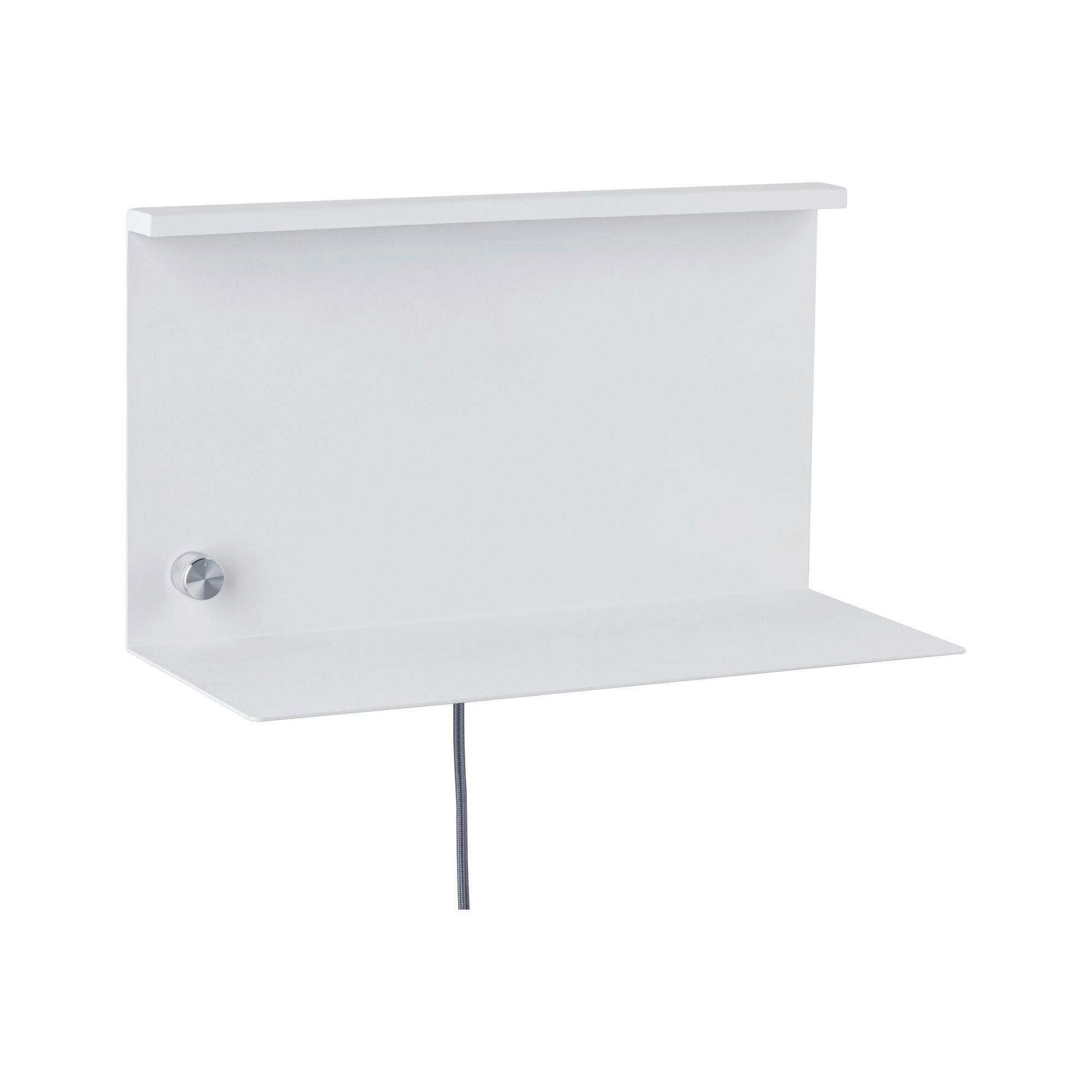 Led-deckenleuchte L: 35 Cm, 1-Flammig, Dimmbar - Weiß, Basics, Metall (35/20cm) - Paulmann