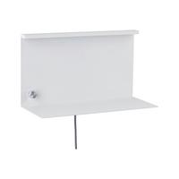 Led-deckenleuchte L: 35 Cm, 1-Flammig, Dimmbar - Weiß, Basics, Metall (35/20cm) - Paulmann