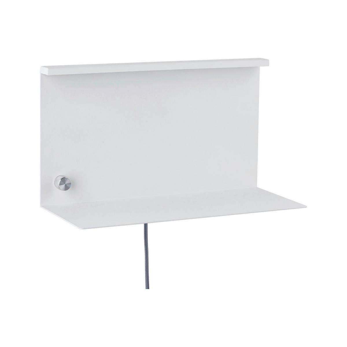 Led-deckenleuchte L: 35 Cm, 1-Flammig, Dimmbar - Weiß, Basics, Metall (35/20cm) - Paulmann