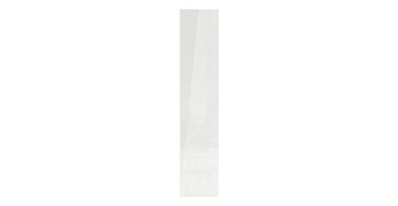 Schranktür Unit B: 45 cm Normalhöhe Weiß Hochglanz - Weiß Hochglanz, MODERN, Holzwerkstoff (45,3/202,6/1,8cm) - Ondega