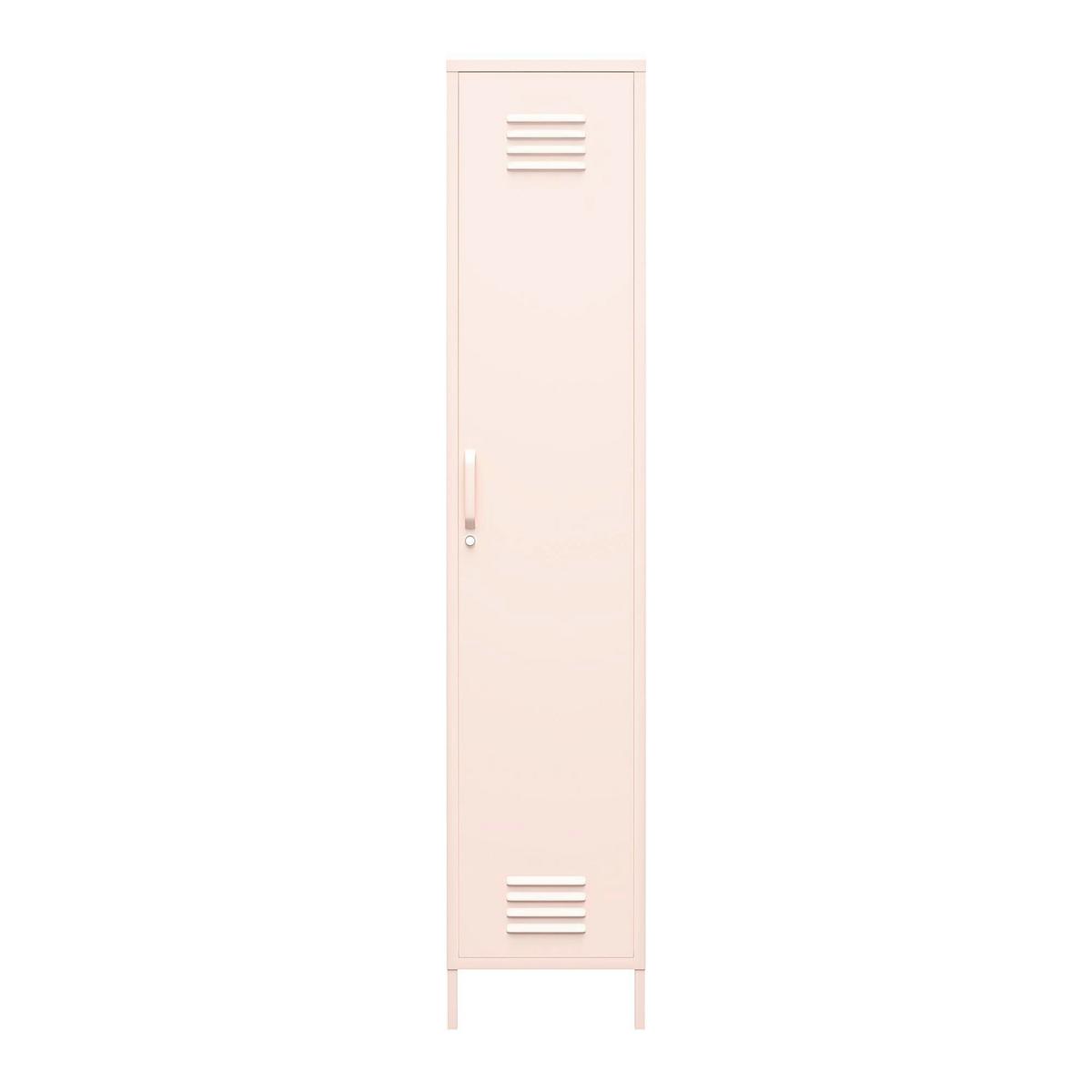 Garderobenschrank Mission District Rosa B: 38 cm - Rosa, Design, Metall (38/185/40cm) - MID.YOU
