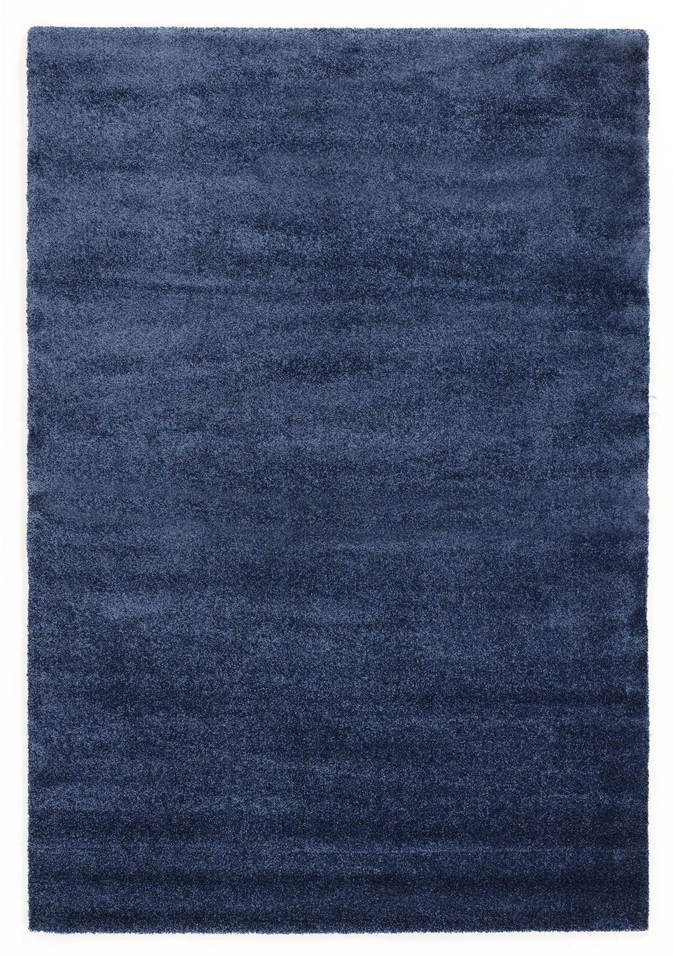 Hochflorteppich Bellevue Blau 140x200 cm - Blau, Basics, Textil (140/200cm) - Novel