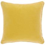 Kissenhülle Carmen 45x45 cm Textil Gelb mit Reißverschluss - Gelb, ROMANTIK / LANDHAUS, Textil (45/45cm) - James Wood