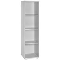 Aktenregal Serie 4000 Lichtgrau B 39,3 Cm - Hellgrau/Schwarz, Basics, Holzwerkstoff (39,3/152,8/39,5cm) - MID.YOU