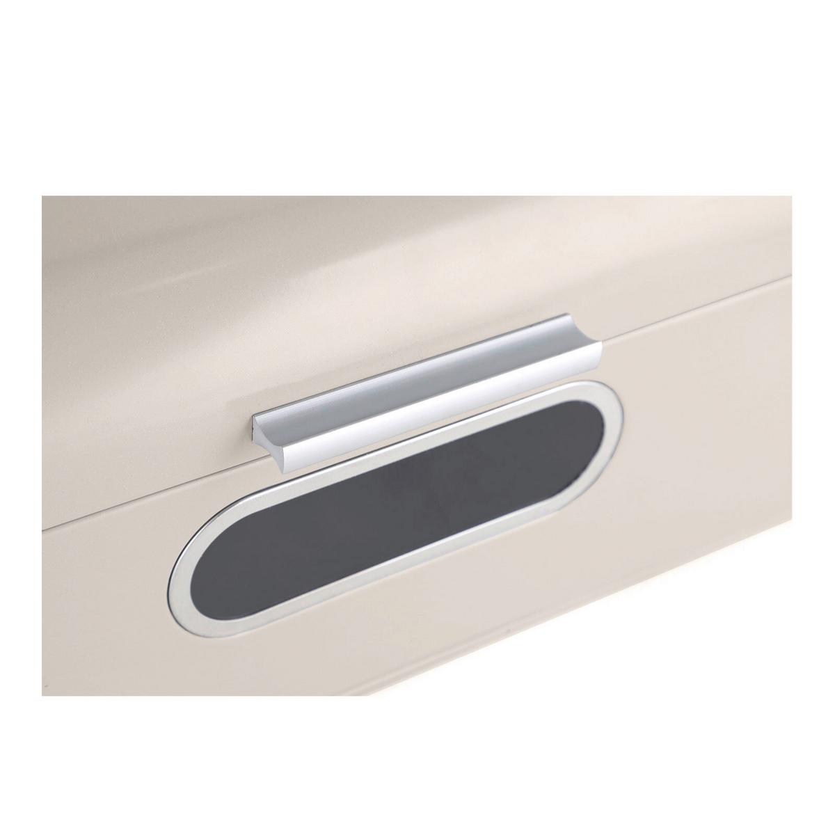 Brotkasten Gl-Bb-0129 - Creme, Basics, Metall (42/23/16,5cm) - Echtwerk