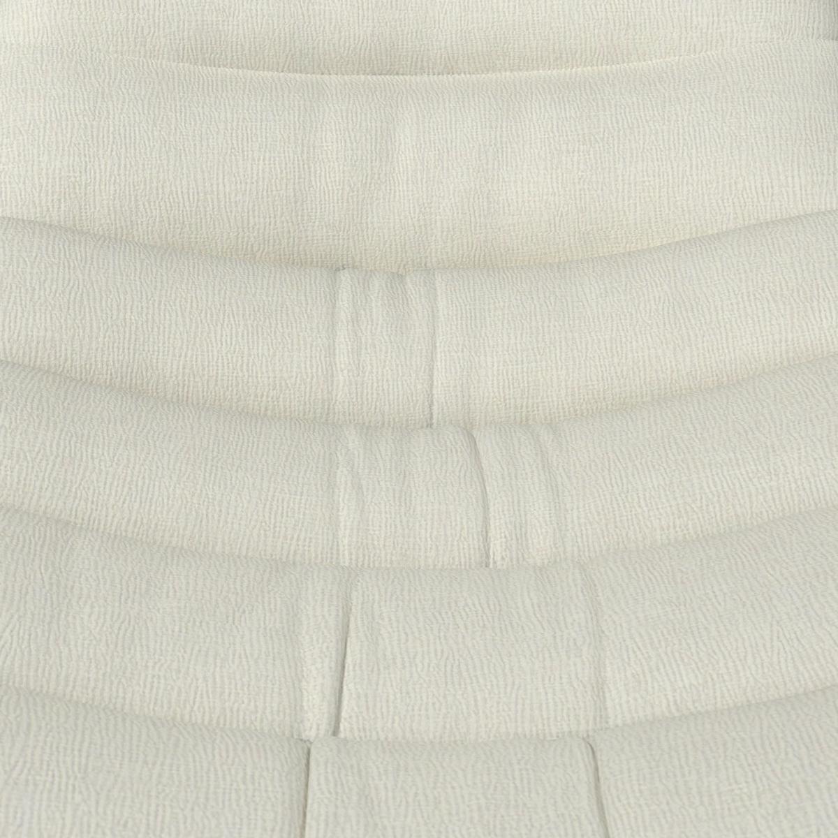 Relaxační křeslo LENA, bílá, max. 140 kg - bílá/černá, Moderní, kov/textil (85/82/113cm) - Bessagi Home