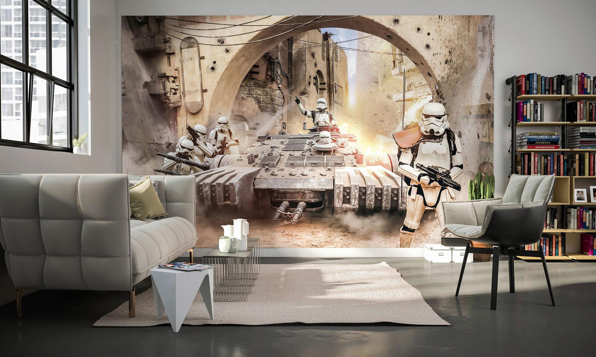 Vliestapete Star Wars Tanktrooper - Multicolor, Basics (400/250cm) - Komar