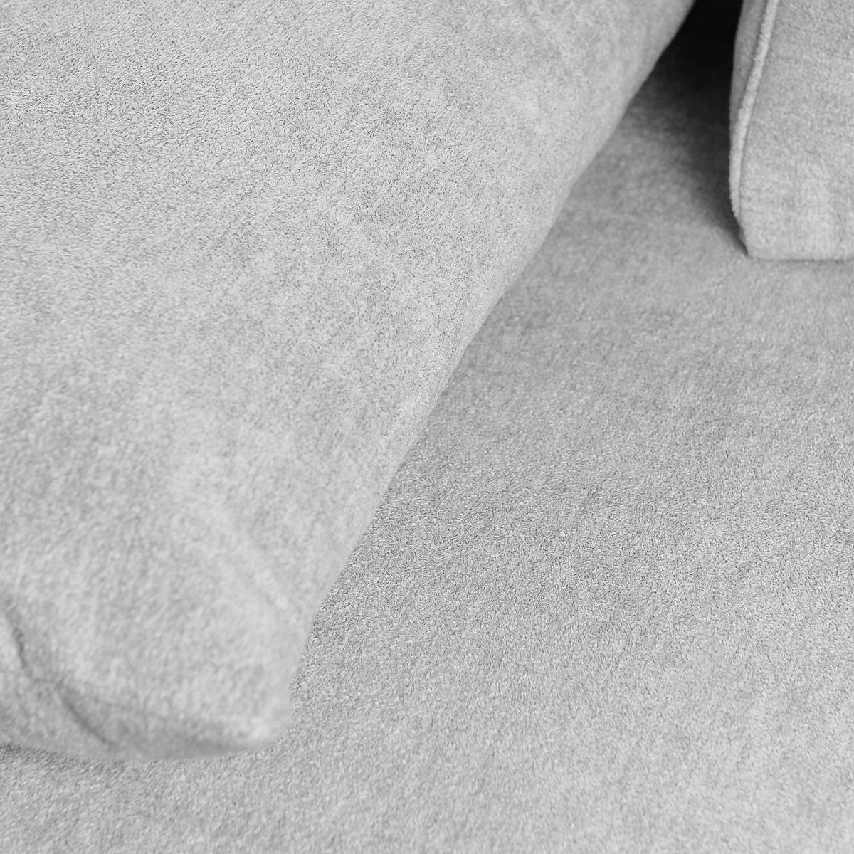 Schlafsofa Dingo, Hellgrau B: 202 cm - Dunkelbraun/Hellgrau, Design, Textil (202/85/110cm) - MID.YOU