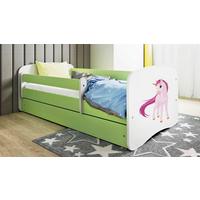 Kinder-/Juniorbett Babydreams Inkl. Matratze 80x160 - Birkefarben/Weiß, MODERN, Holz/Holzwerkstoff (80/160cm) - MID.YOU