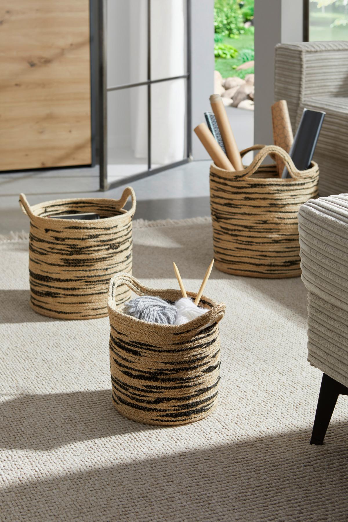 Korb Günther - Naturfarben, KONVENTIONELL, Naturmaterialien (30/30cm) - James Wood